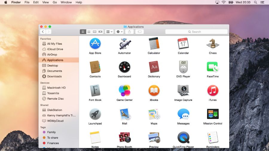 What is the next best upgrade for macos yosemite national park