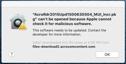 Adobe Acrobat Pro For Mac Catalina Update